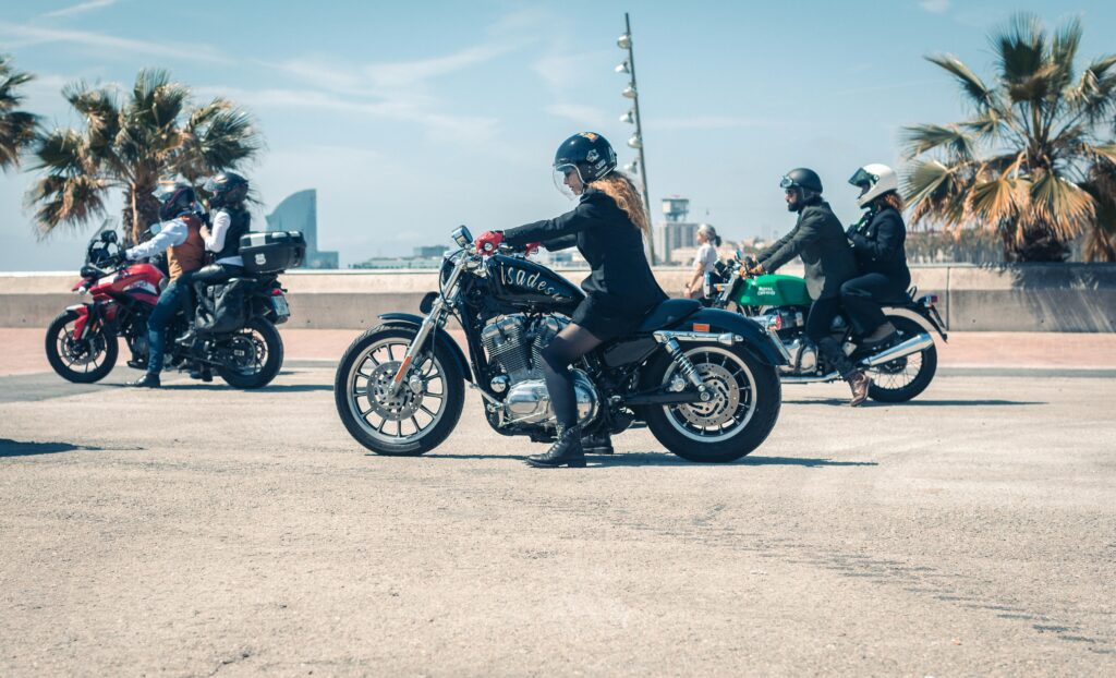 Examen práctico del carnet de moto A1 en España